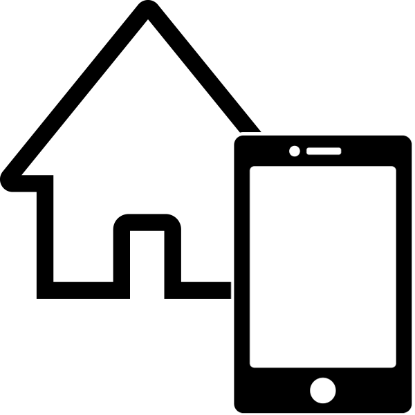 家とスマホ